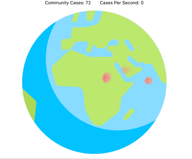 covid-clicker animation